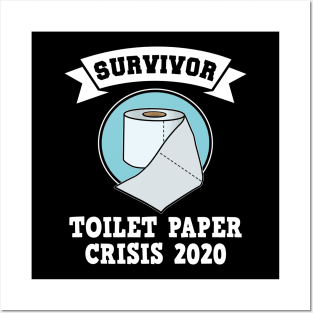 Product of the Year Toilet Paper Corona Survivor Pandemic Funny Posters and Art